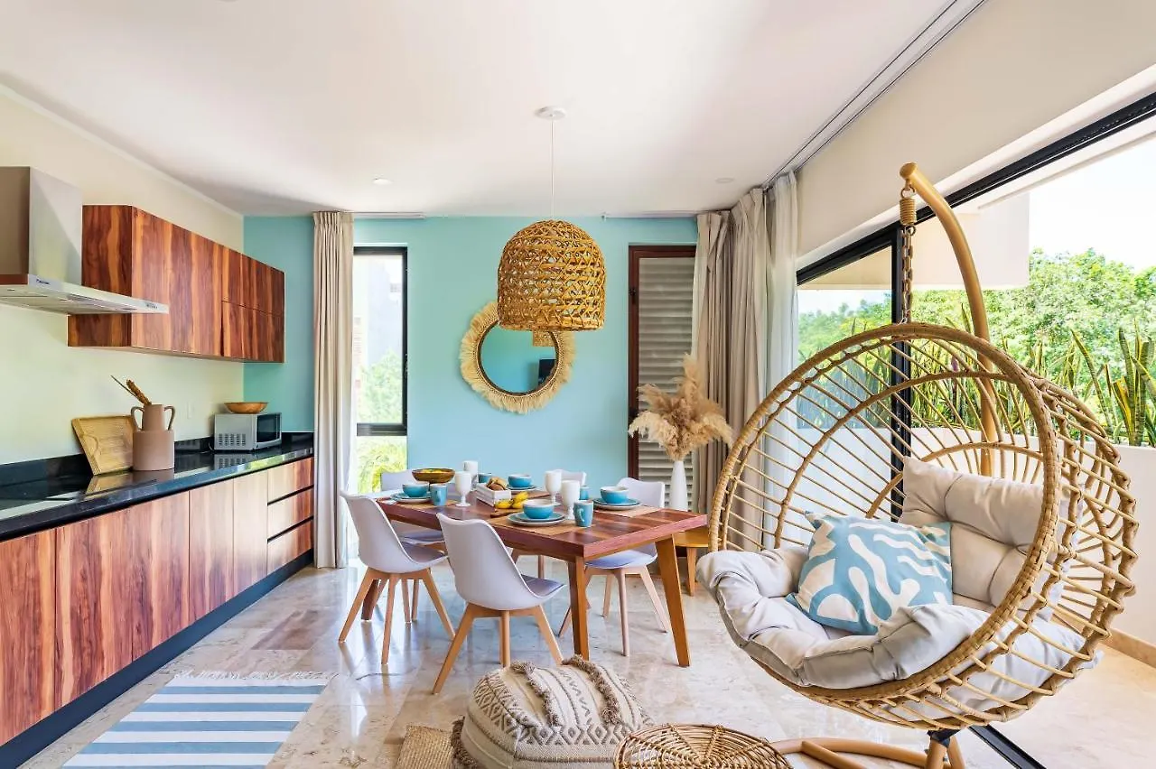 Tulum Promo 2Br With Rooftop Pool, Gym And Free Bikes Appartement