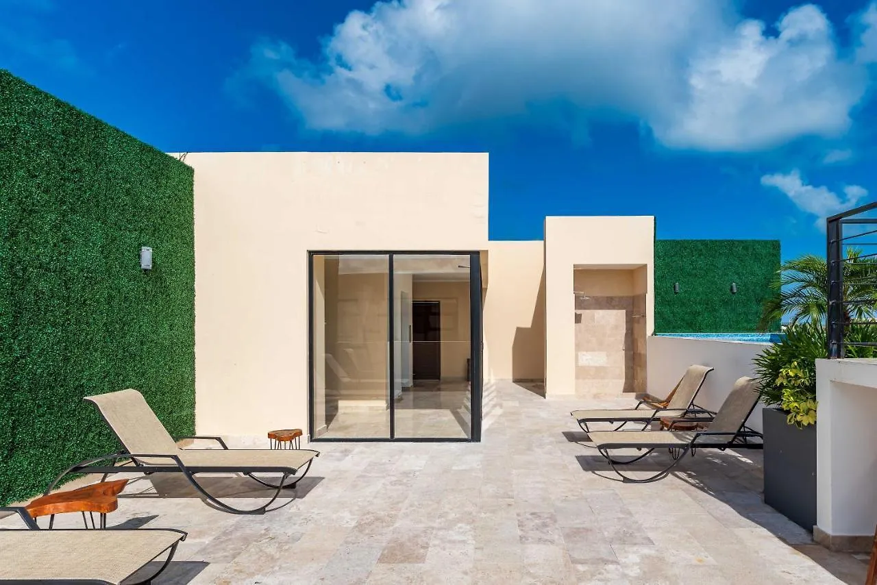 Appartement Tulum Promo 2Br With Rooftop Pool, Gym And Free Bikes