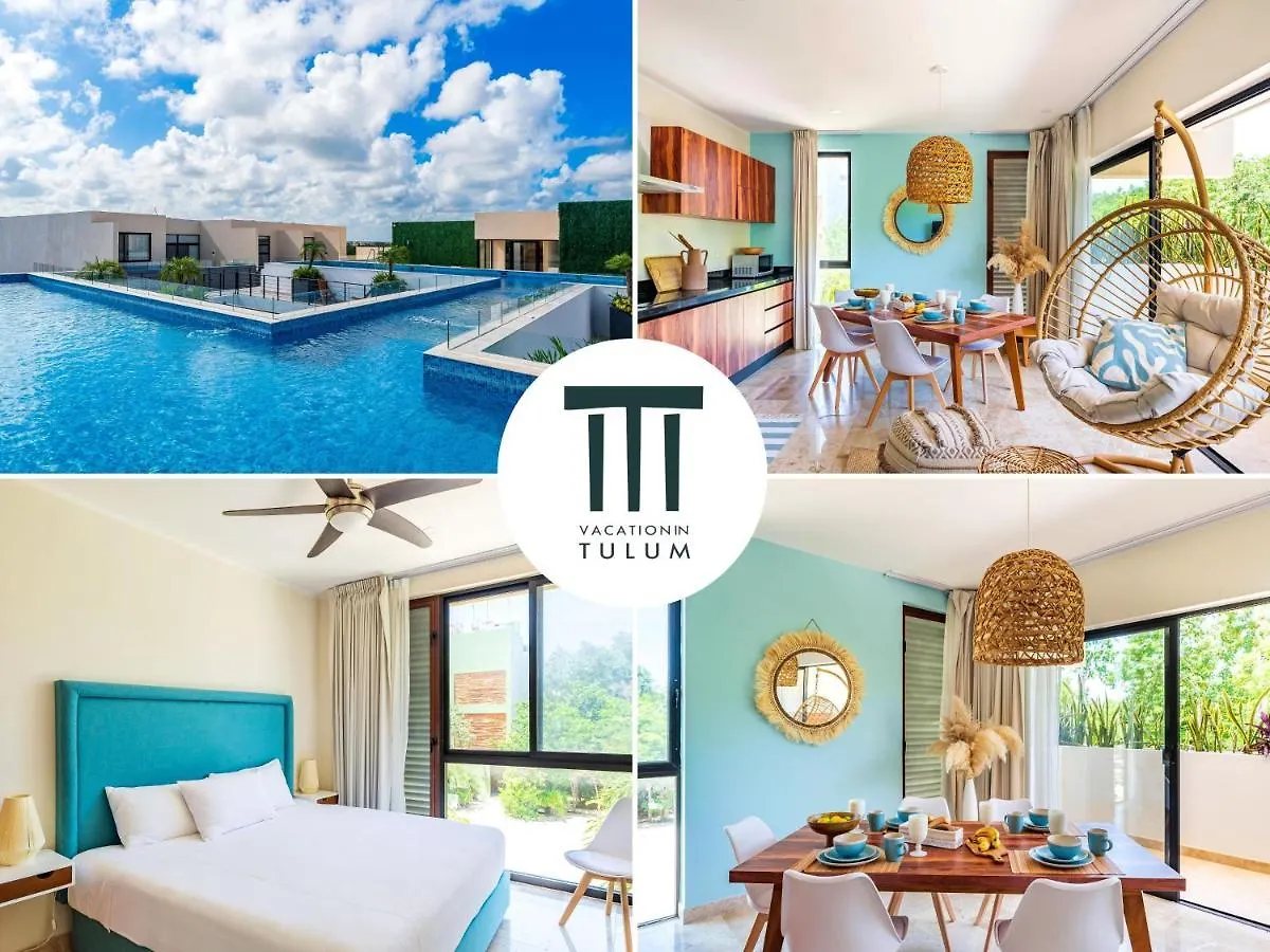 Tulum Promo 2Br With Rooftop Pool, Gym And Free Bikes