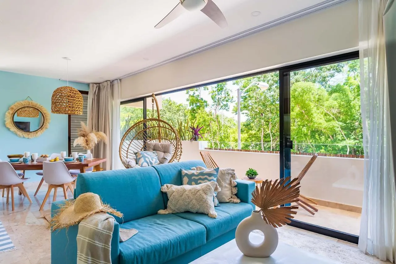Apartment Tulum Promo 2Br With Rooftop Pool, Gym And Free Bikes Mexico